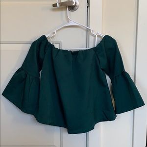 Paper Heart Off the Shoulder Top